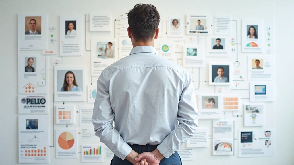 Webdesign procesvisualisatie met stappen en workflows